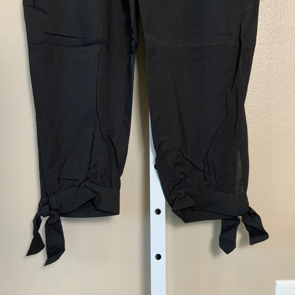 Apt. 9® Side Slit Challis Ankle Tie Pants - Picture 10 of 16